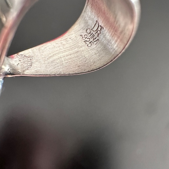 Laborite & pink quartz bead necklace with pendant by Jay King - Picture 8 of 14